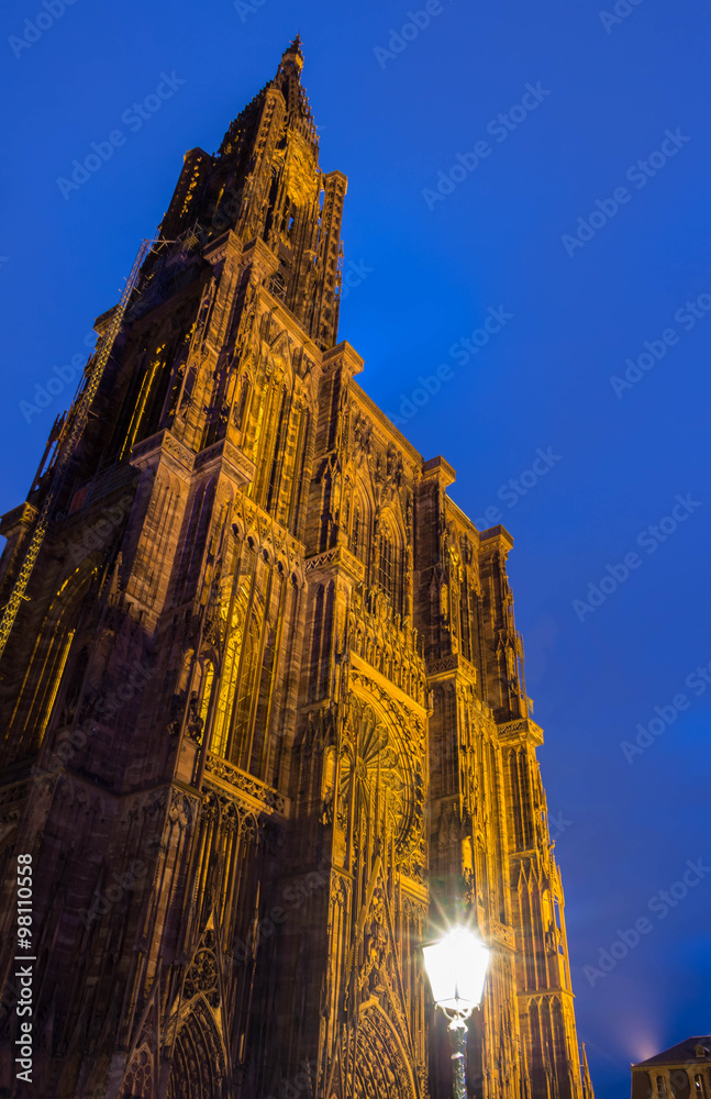 The cathedral Notre Dame of Strasbourg.