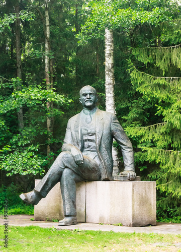 Sculpture "Lenin". Grutas Park. Lithuania