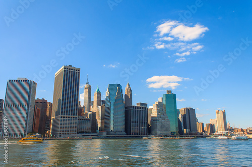 Manhattan Skyline with over Hudson River © zimnevan