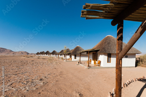 Lodge in der Namib-Wüste