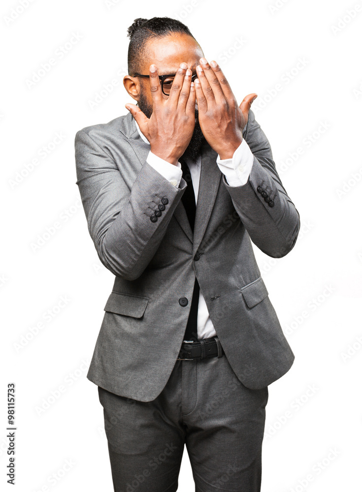 business black man scared business black man scared