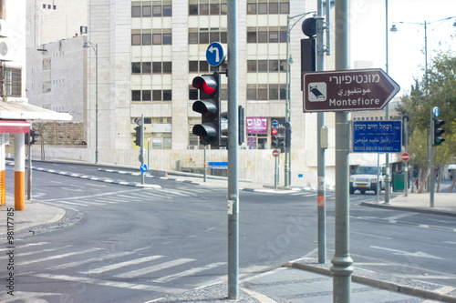 Street in Israel photo