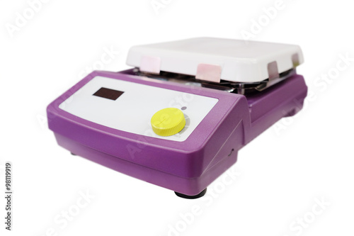 Canvas Print Laboratory equipment. Laboratory magnetic stirrer
