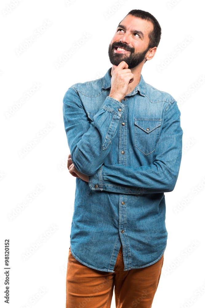 Man thinking Man thinking