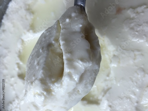Natural yogurth photo