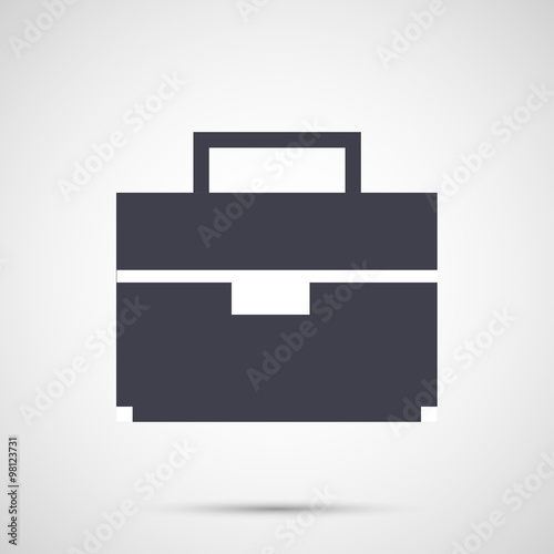 Simple design vector icons suitcase