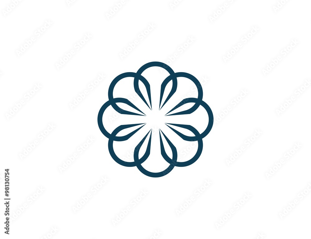 Flower logo Flower logo