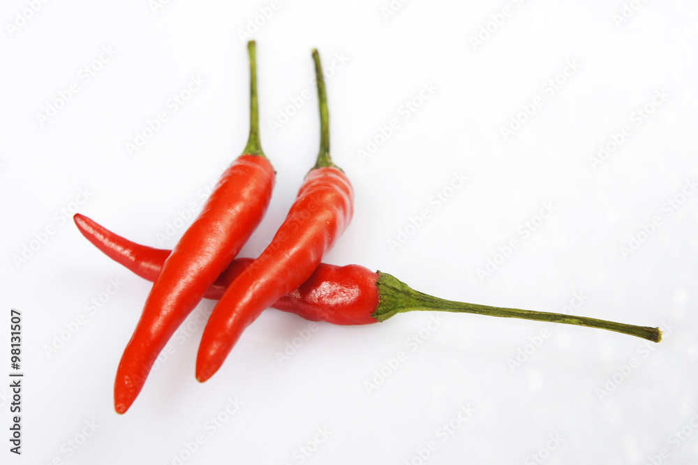 Red Chili - Isolated on White - Group
Red Chili - Isolated on White - Group