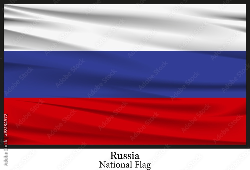 Fototapeta premium National Flag of Russia
