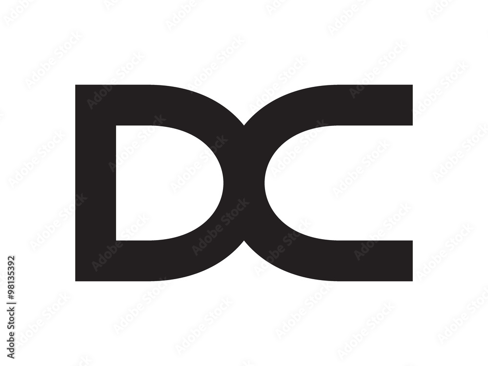 DC Letter Identity Monogram Logo DC Letter Identity Monogram Logo