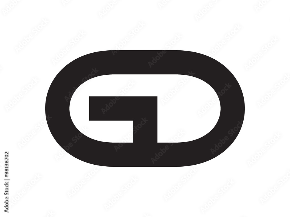 GD Letter Identity Monogram Logo GD Letter Identity Monogram Logo