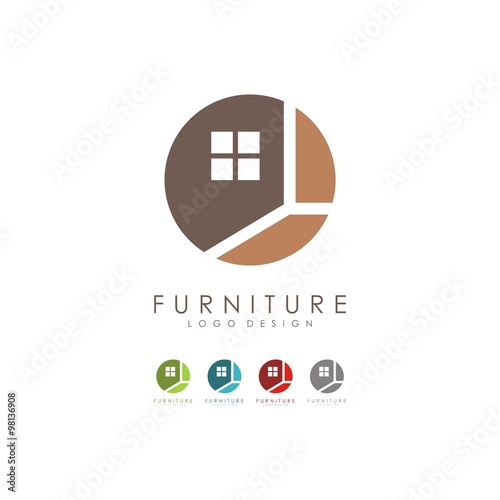 Furniture Logo - Window Logo Design Logo Vector