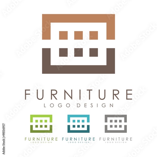 Furniture Logo Design Logo Vector