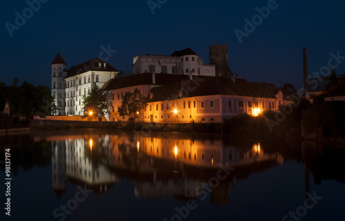 Czech historical towns in night