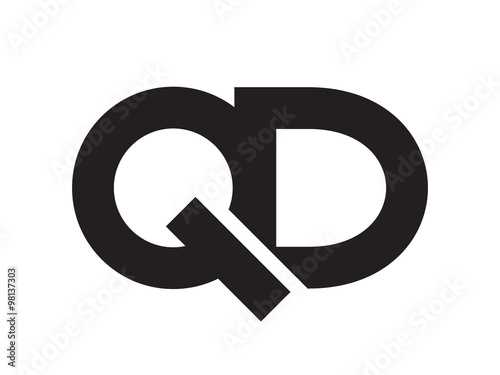 QD Letter Identity Monogram Logo photo