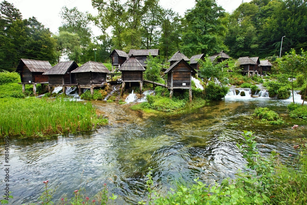 small mill in the area of Plic lakes, Bosnia-Herzegovina