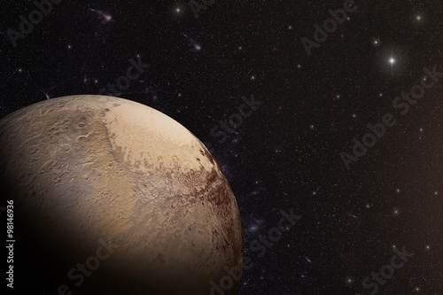 The Pluto shot from space showing all they beauty. Extremely detailed image