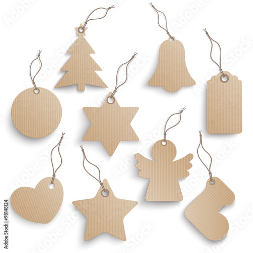 Big Carton Hanging Christmas Set Price Sticker