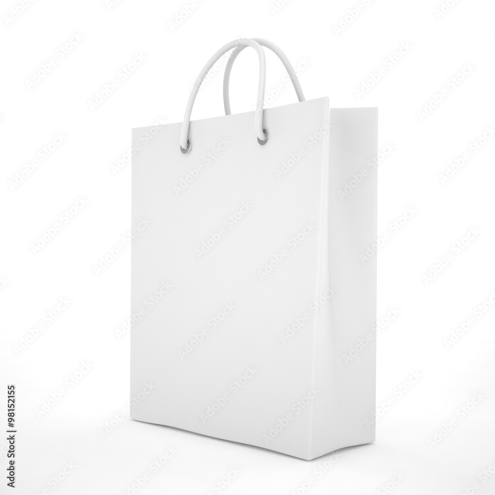 Paper Shopping Bag isolated on white background Paper Shopping Bag isolated on white background