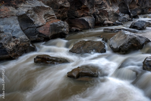 creek flowing over the rocks