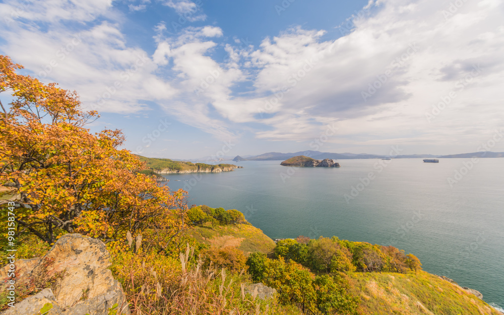 Rocks and mountains on the shores of the sea of Japan. Primorye, Russia. Скалы и горы на берегах Японского моря. Приморье, Россия. Rocks and mountains on the shores of the sea of Japan. Primorye, Russia. Скалы и горы на берегах Японского моря. Приморье, Россия.