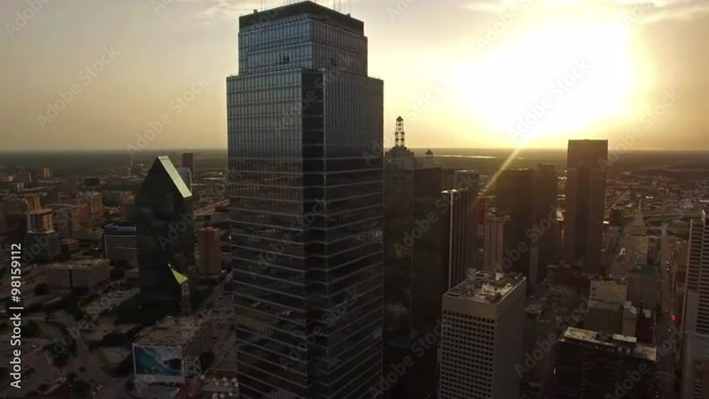 Aerial Texas Dallas
Aerial video of downtown Dallas in Texas.