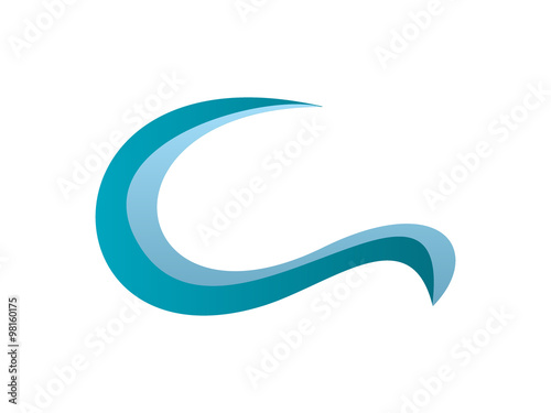 C Letter Wave Logo