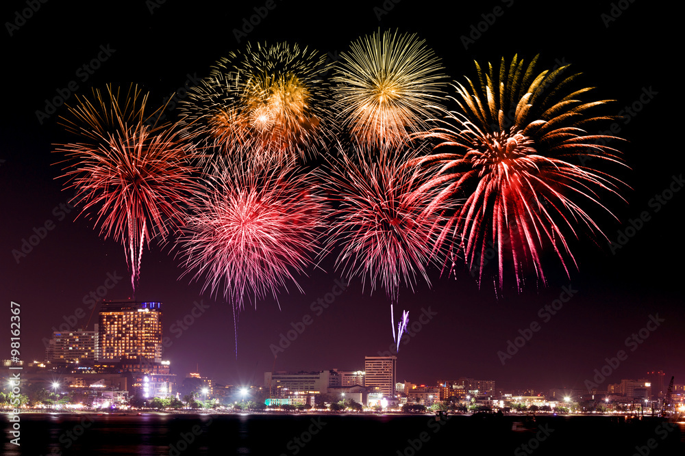 Pattaya International Fireworks Festival atThailand