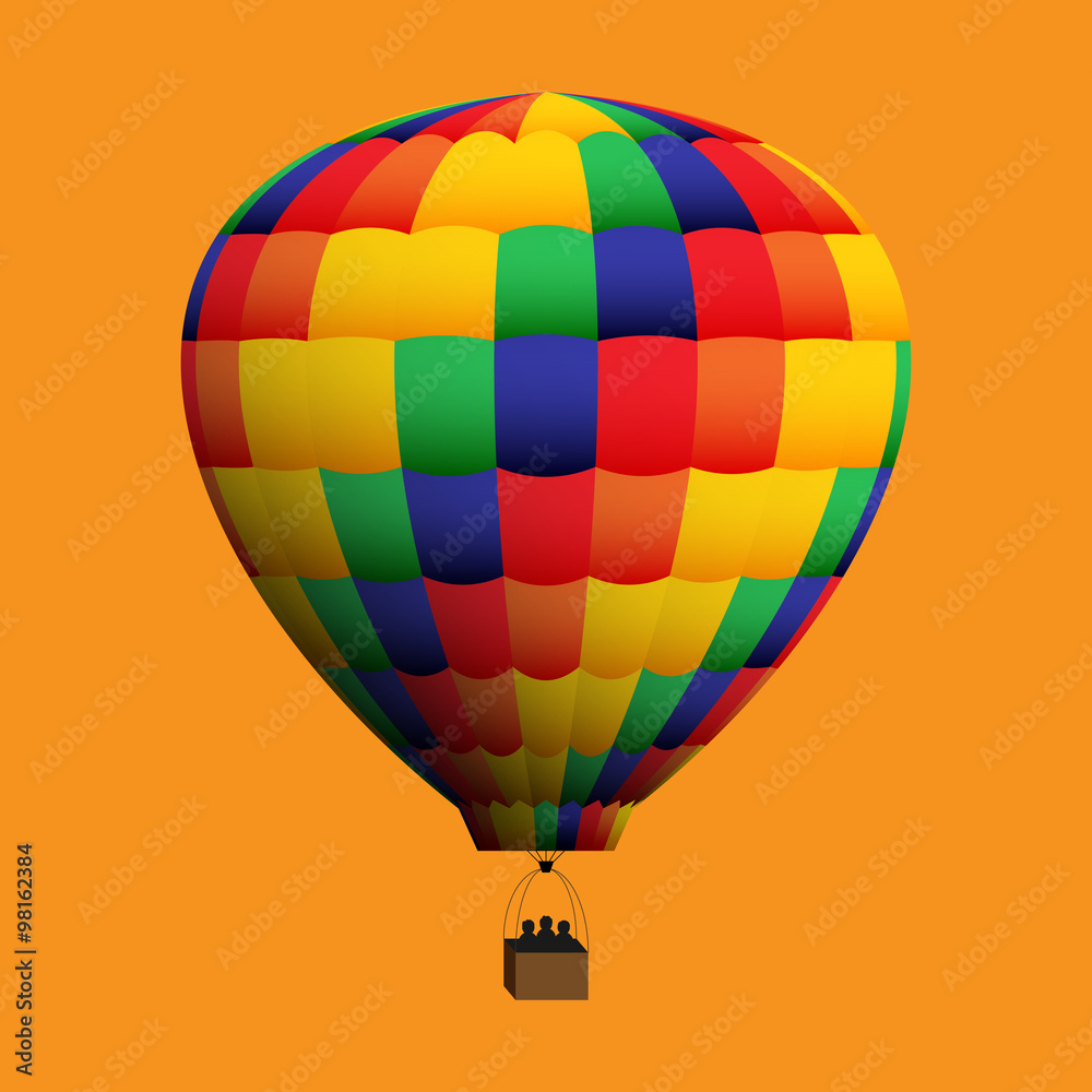 Fototapeta premium Hot Air Balloon - Set B 