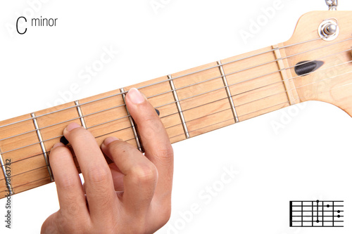 C minor guitar chord tutorial
