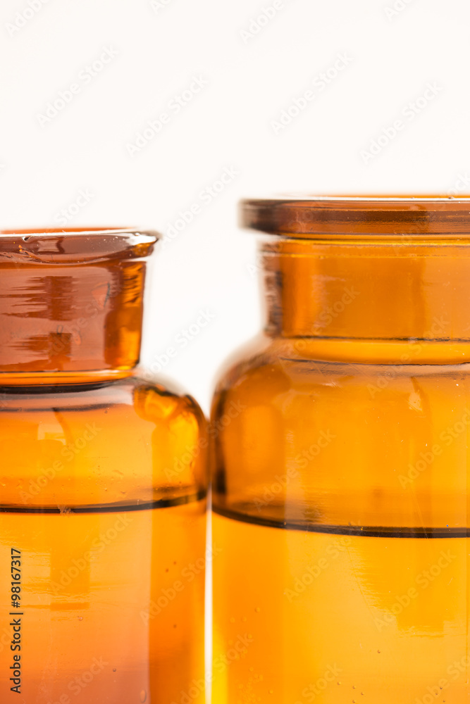 Old fashioned medicine glass bottles Old fashioned medicine glass bottles