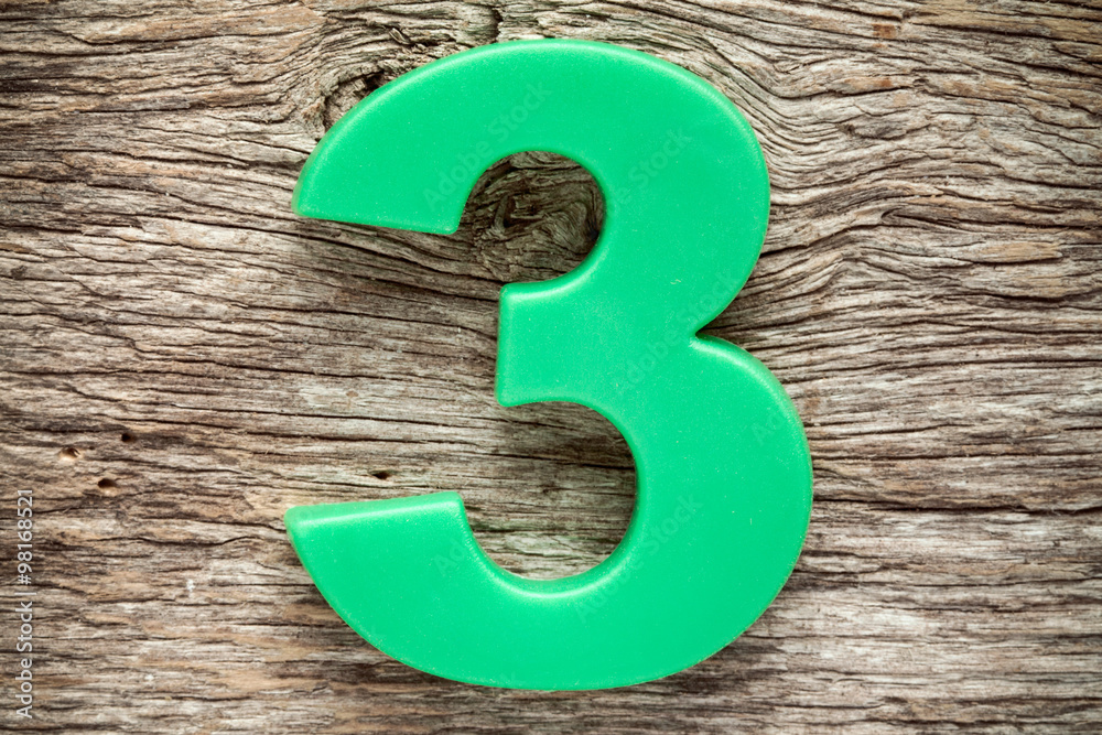 Green number three Green number three