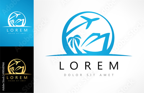 tourist logo vector - tourism 
