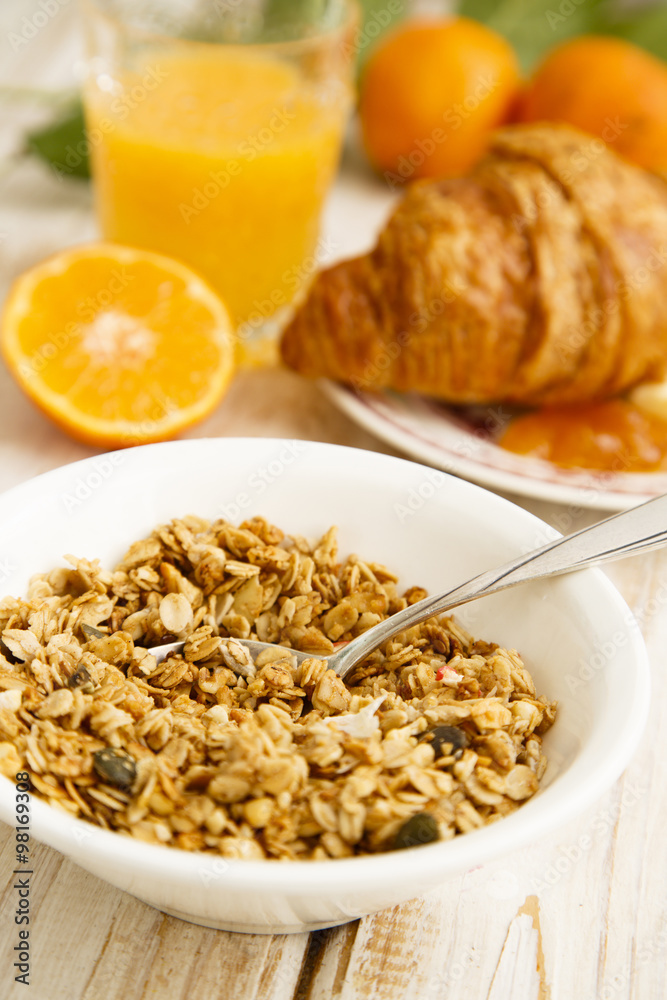 Muesli for breakfast Muesli for breakfast