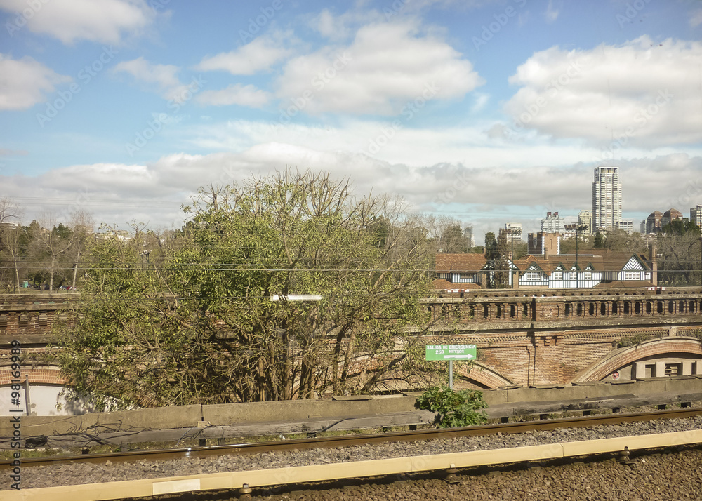 Buenos Aires Urban Panoramic from Train View Buenos Aires Urban Panoramic from Train View