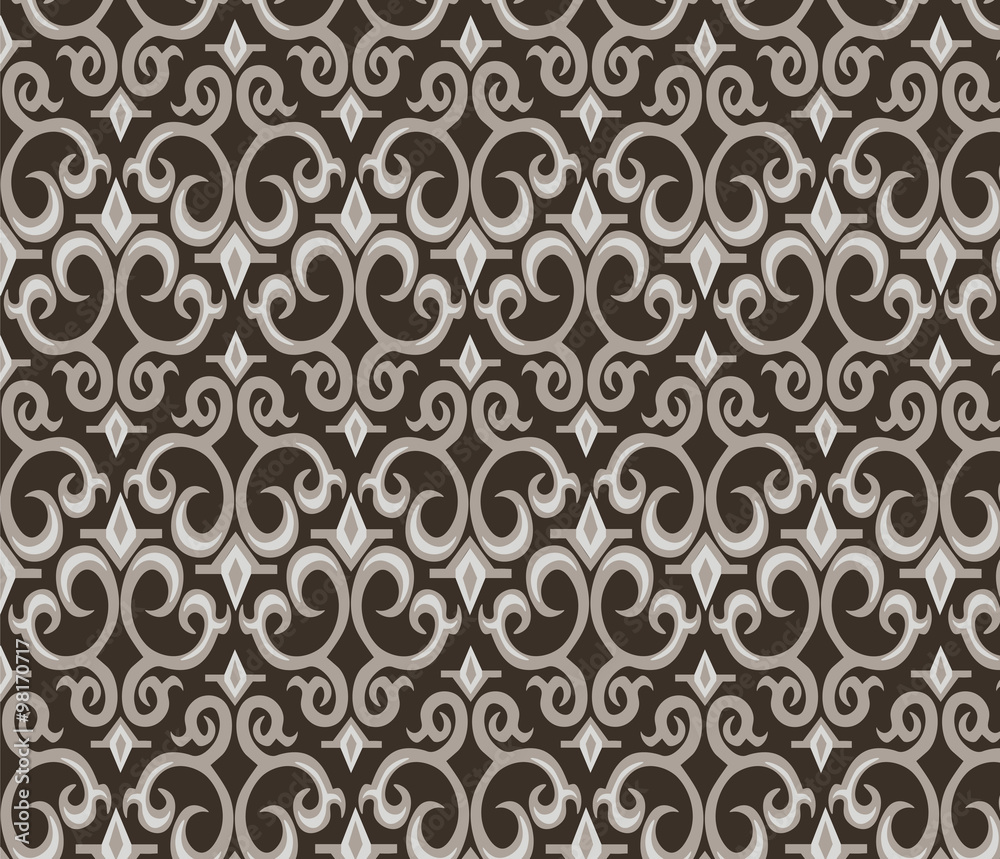 Gothic style ornament pattern background. Vector Gothic style ornament pattern background. Vector