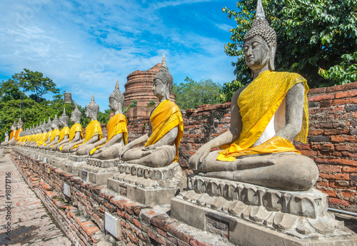 Buddha Statue in Ayutthaya Thailand