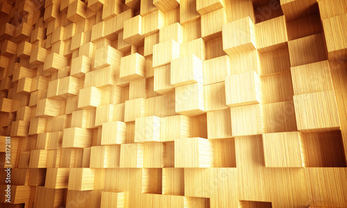 wood geometric background