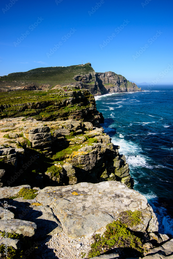 The cape peninsula of South Africa