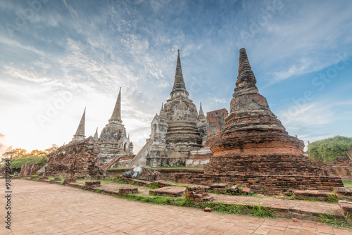 Wat Phra Si Sanphet in in Ayutthaya  Thailand