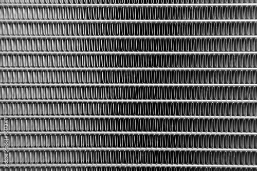 Car radiator close up