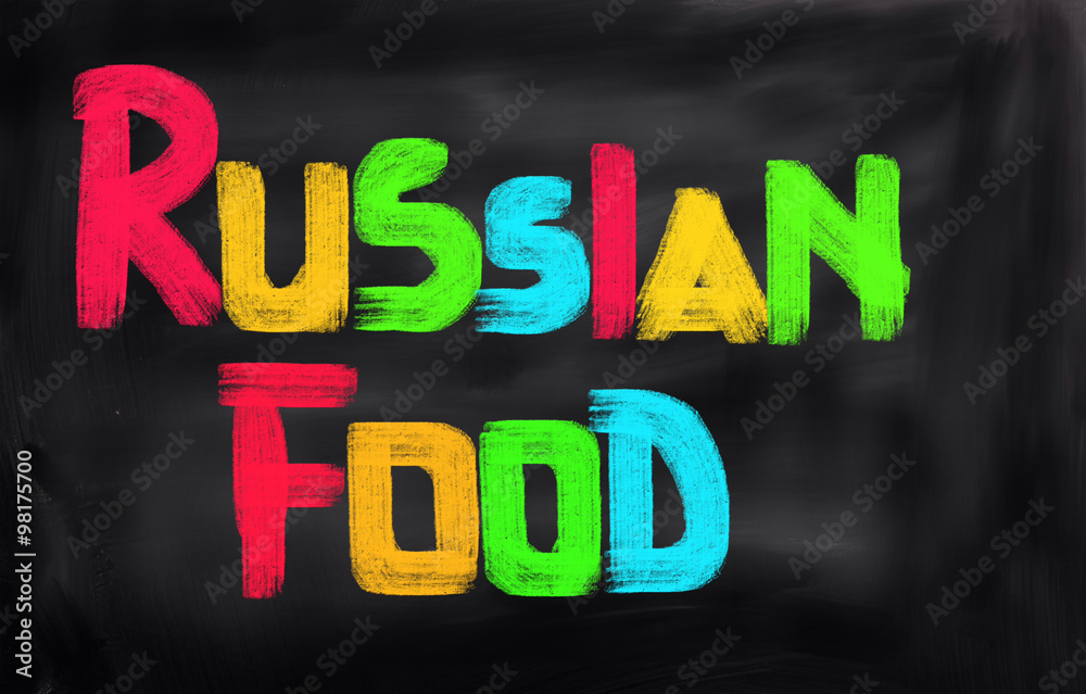 Russian Food Concept