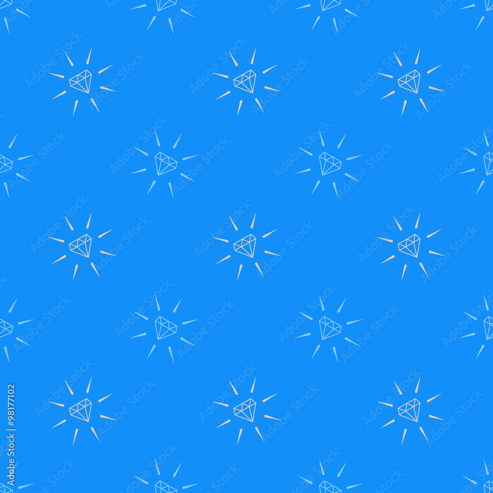 Seamless pattern with diamond for your design Seamless pattern with diamond for your design