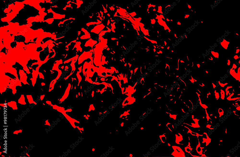Abstract  background and black and red structure