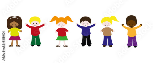 Kindergruppe Vektor