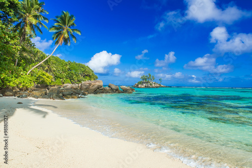 Beautiful beach - Anse aux Pins - Mahe, Seychelles