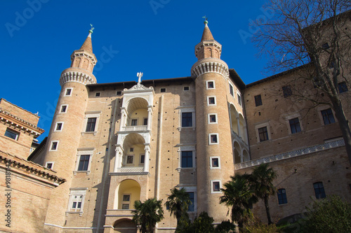 Bilde på lerret Palazzo ducale di Urbino nelle marche