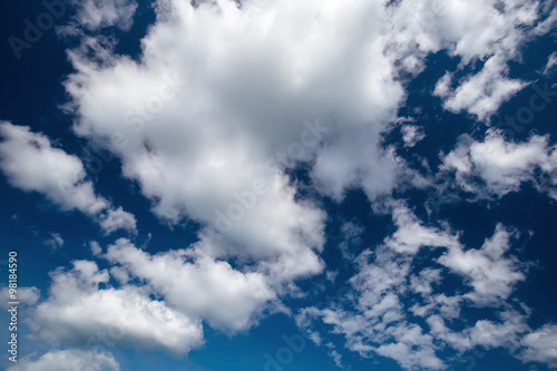 blue sky with cloud