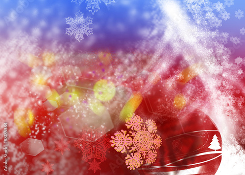 Christmas Background with ornaments5