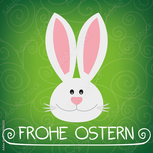 Osterkarte Frohe Ostern 